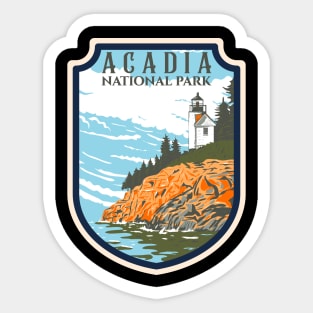 Acadia National Park Emblem Sticker